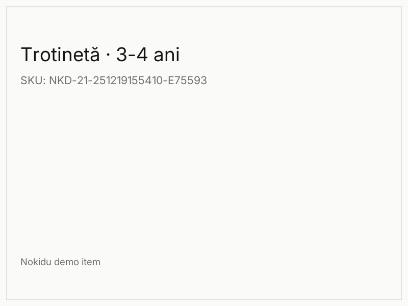 Trotinetă · 3-4 ani